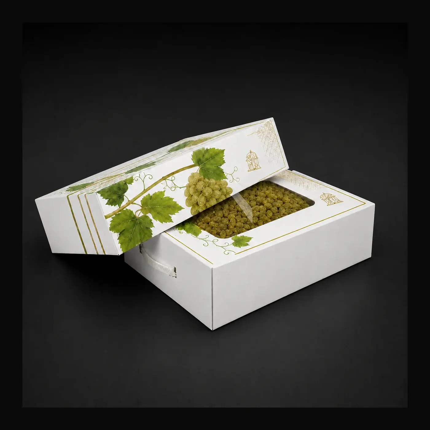 Afghan green Fancy raisins bulk box
